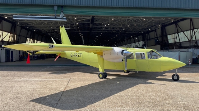 Britten Norman first UK built Islander rollout