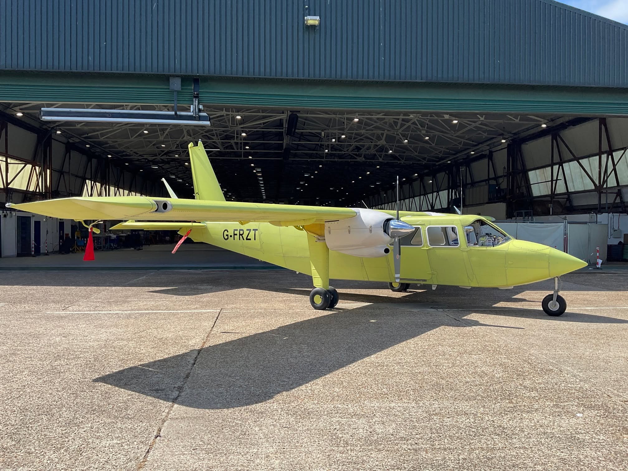 Britten Norman first UK built Islander rollout