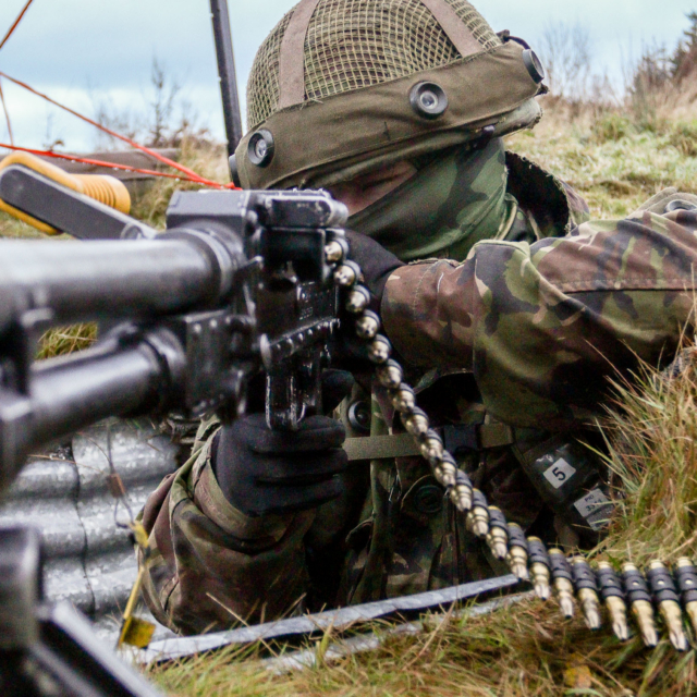Army training.