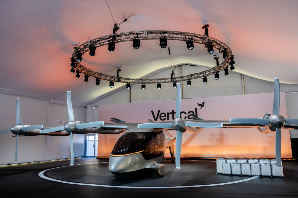 Vertical Aerospace Valo on display