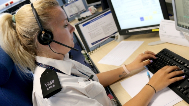 Dorset Police 101 emergency service operator
