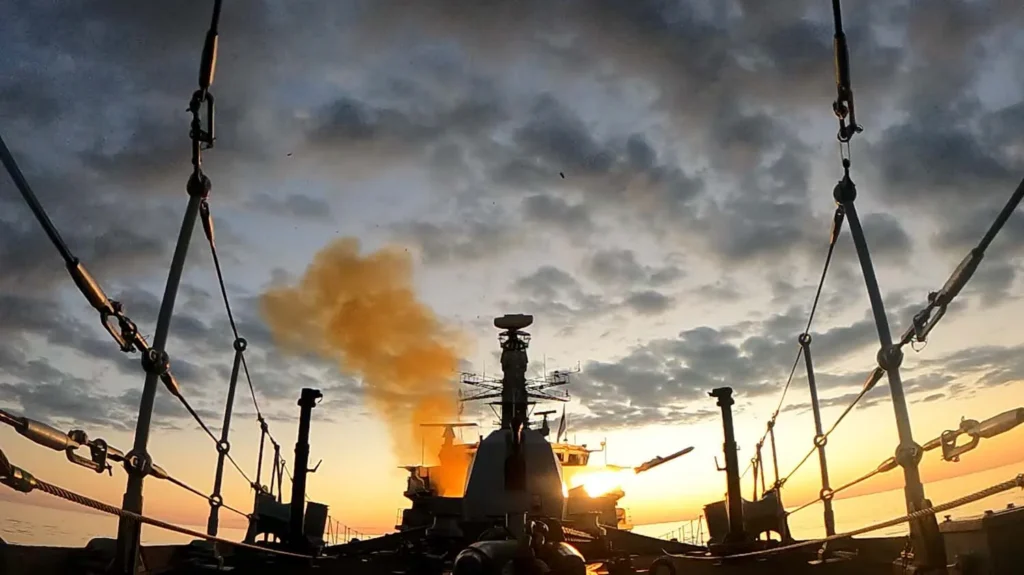A Royal Navy warship has completed the first firing of new ship-busting missiles capable of taking out enemy vessels at ranges of more than 100 miles.