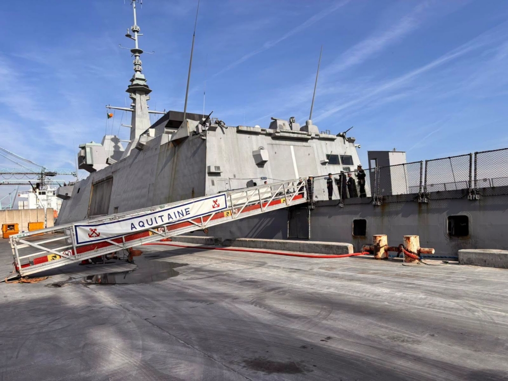 French warship Aquitaine in Ireland