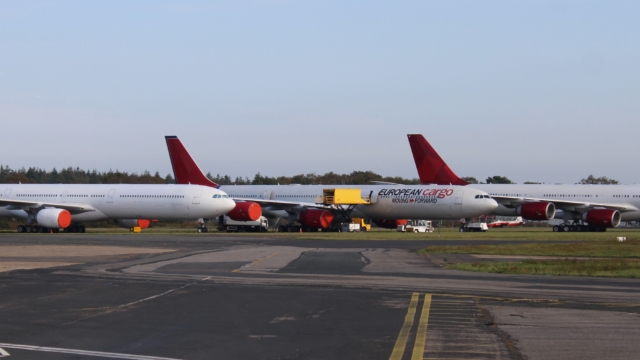 European Cargo A340 freighters