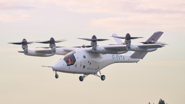 Vertical aerospace vx4 Transition Test Flight