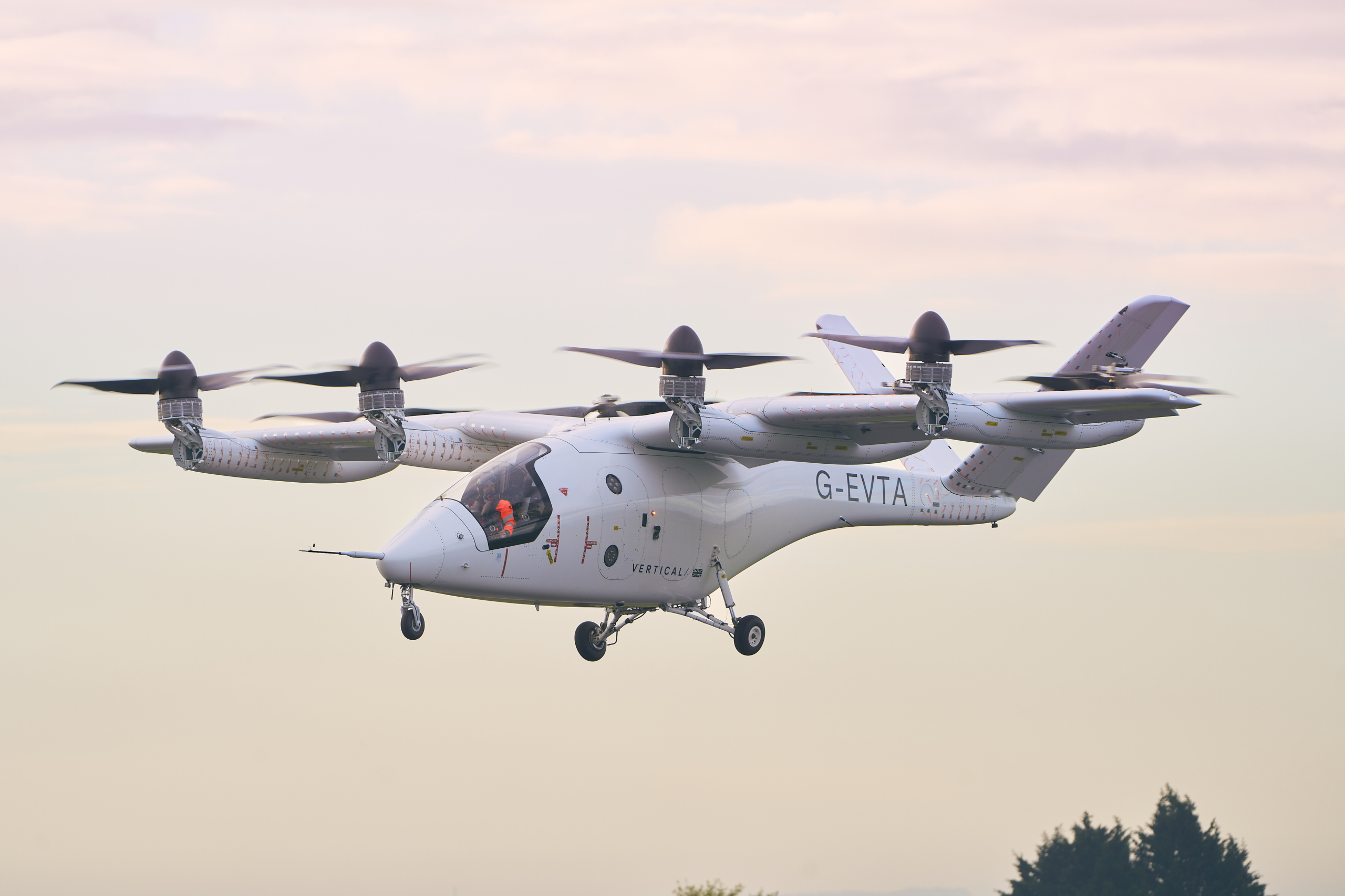 Vertical aerospace vx4 Transition Test Flight