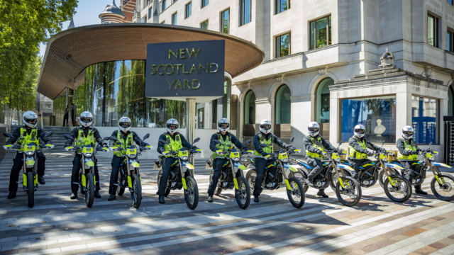 Met Sur-Ron eBikes at New Scotland Yard