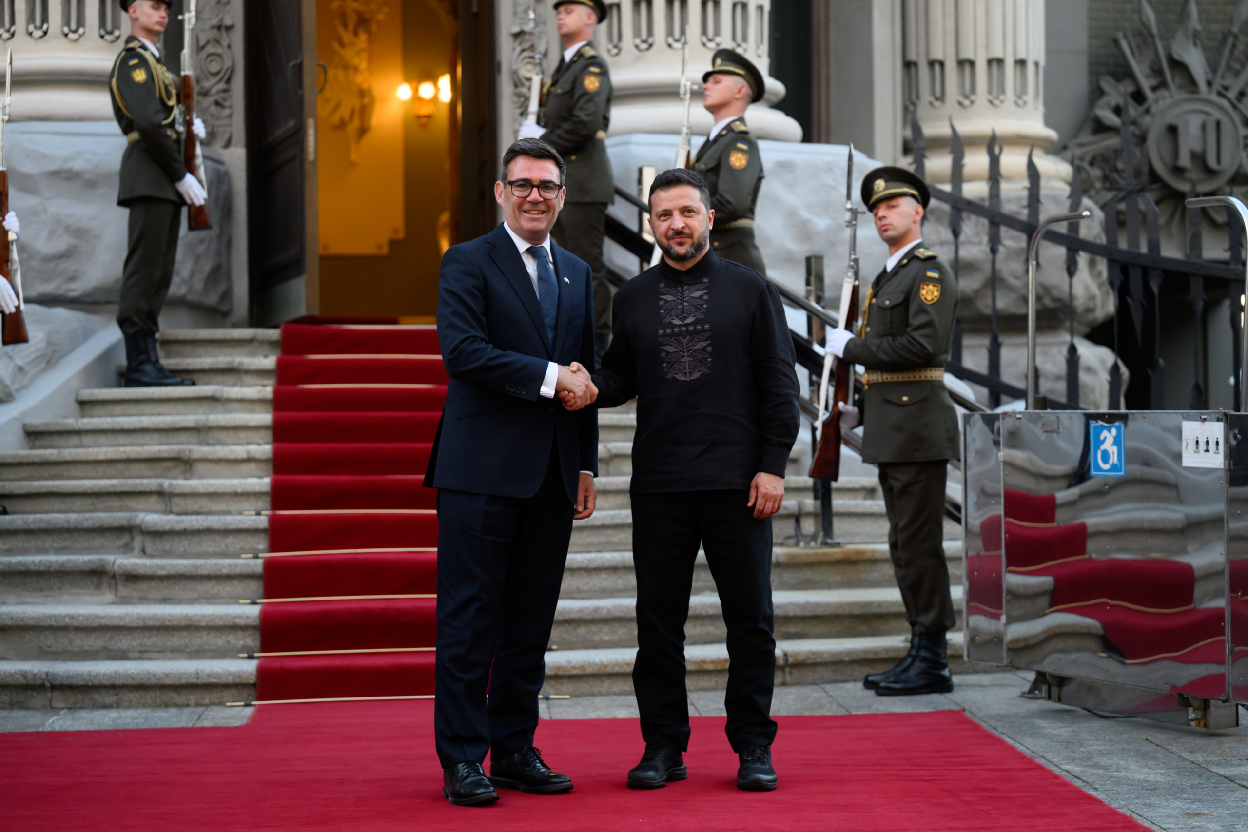 Prime Minister Andy Burnham and Zelensky