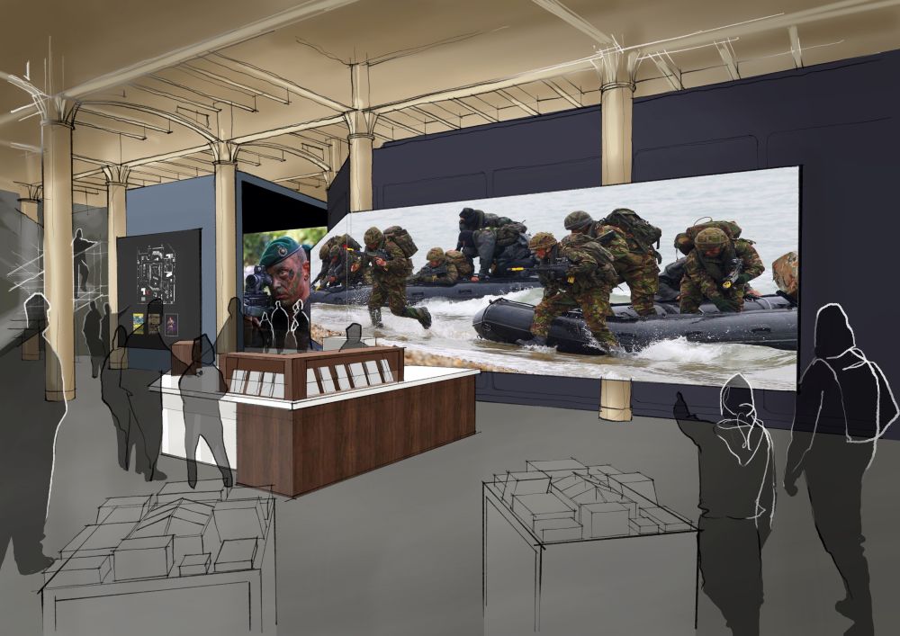 Royal Marines Experience entrance