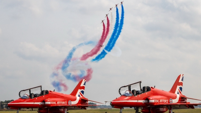 Red Arrows at EAA Air Venture 2026