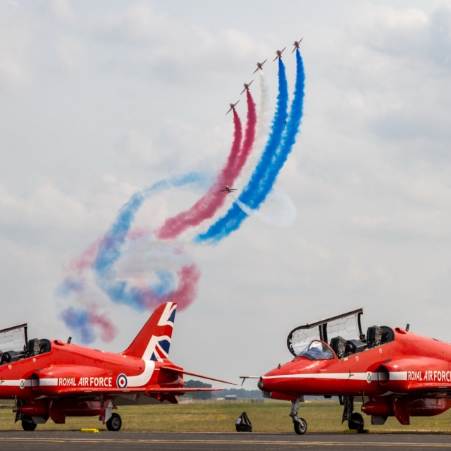 Red Arrows at EAA Air Venture 2026