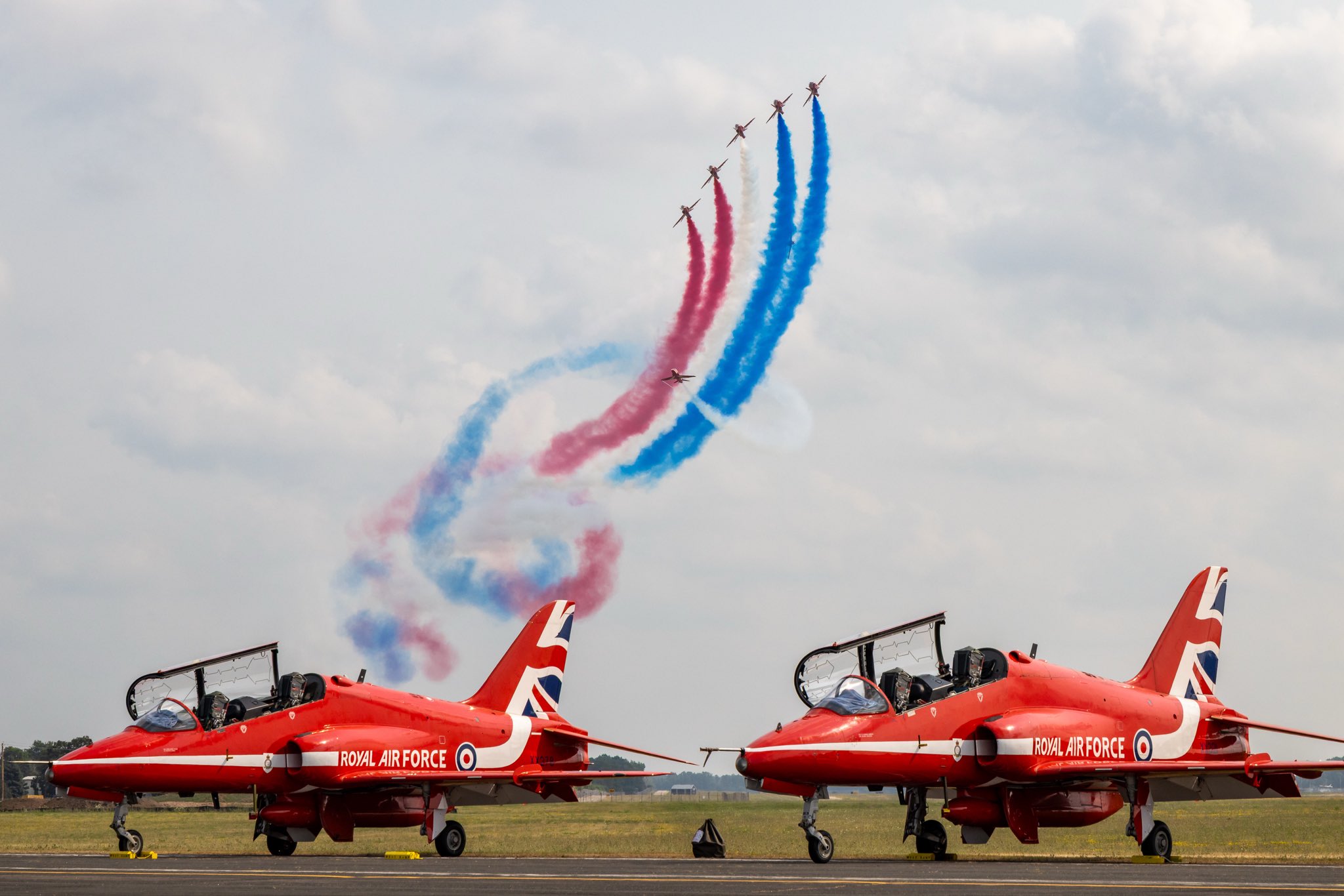 Red Arrows at EAA Air Venture 2026