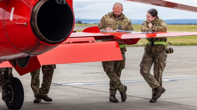 Red Arrows back in UK