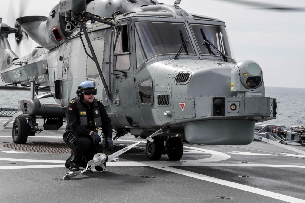 Royal Navy Wildcat helicopter