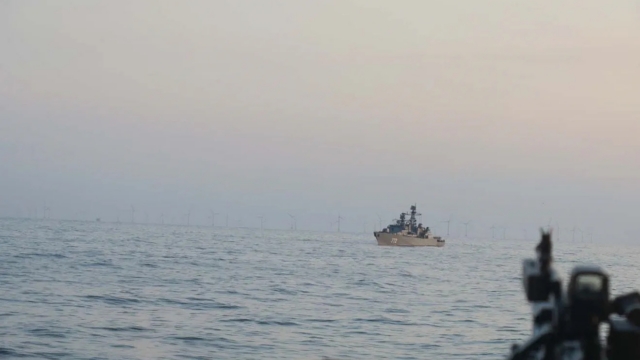 RFN Neustrashimy tracked by HMS Severn.