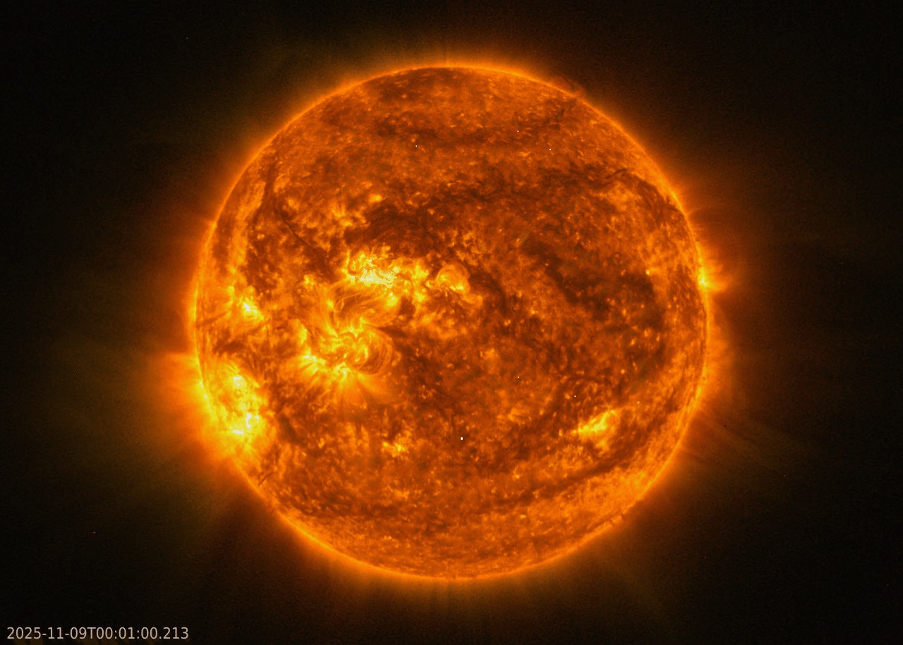 Solar fireworks caught on camera
