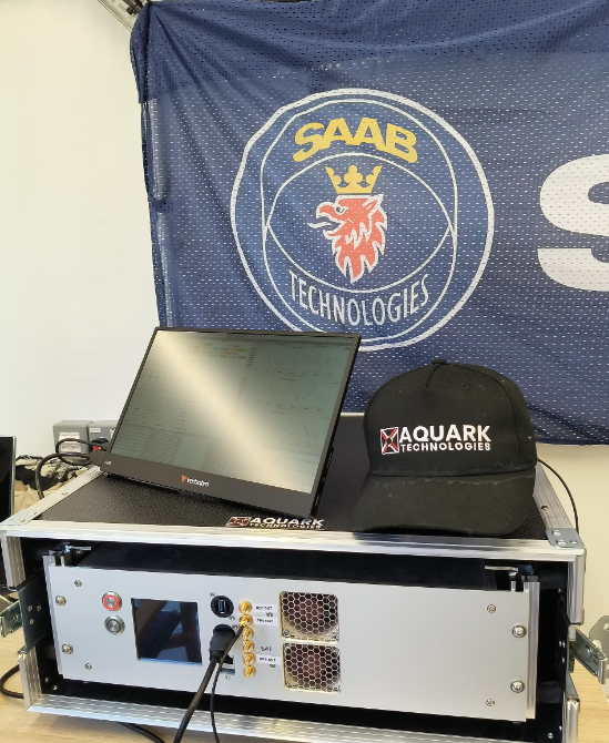 The AQlock was integrated with Saab's Giraffe 1X radar capability.