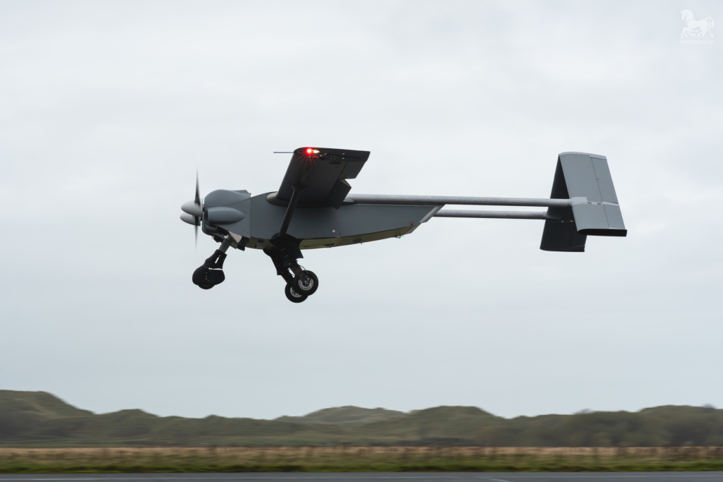 Windracers ULTRA drone flying in Wales