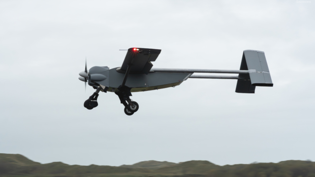 Windracers ULTRA drone flying in Wales