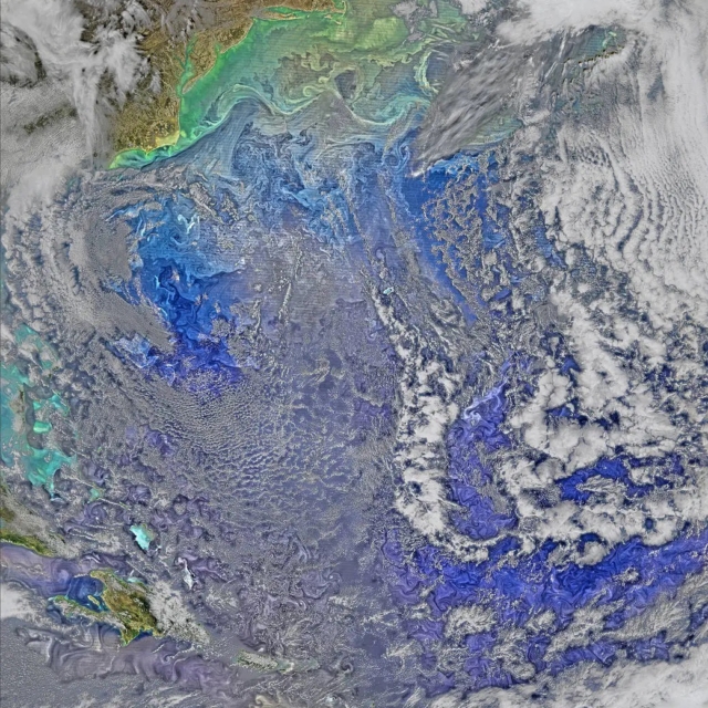The turbulent North Atlantic, NASA