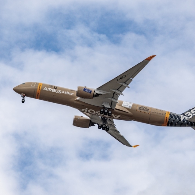 A350F takes off on first flight