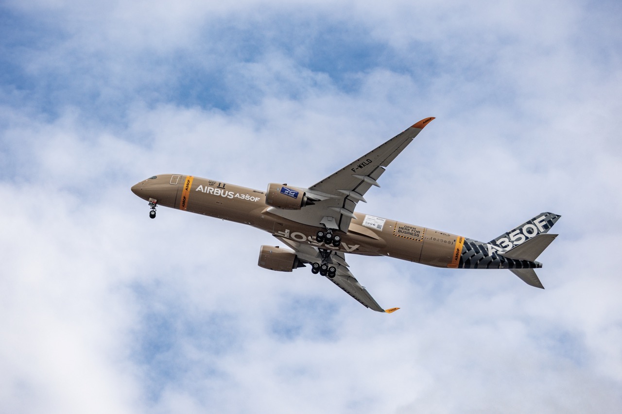 A350F takes off on first flight
