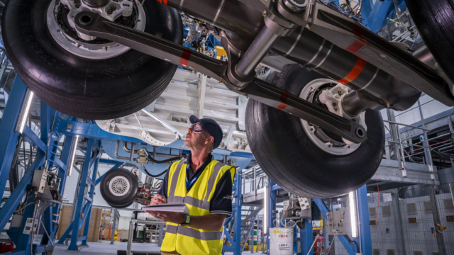 Airbus Landing Gear inspection in Filton