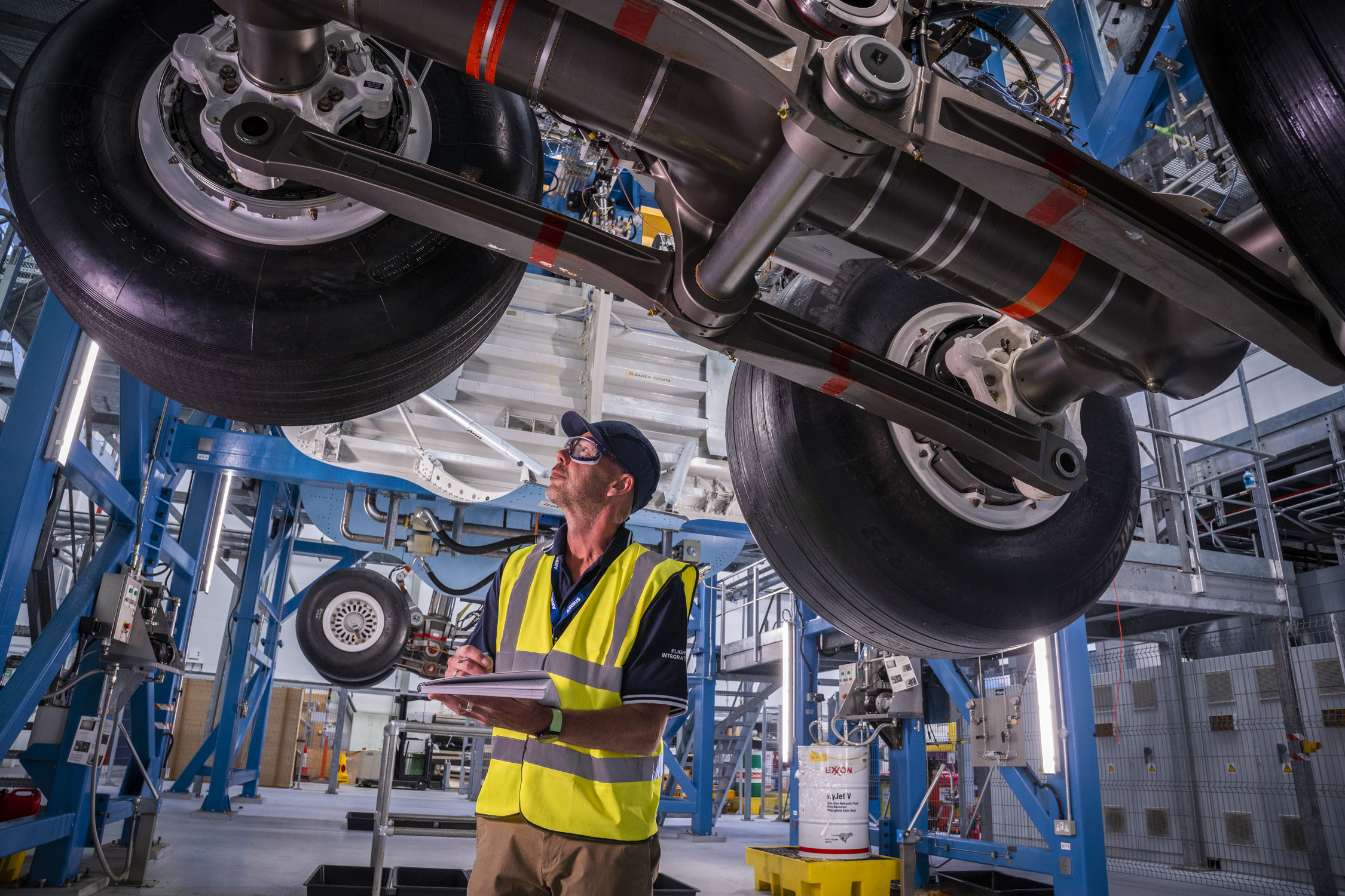 Airbus Landing Gear inspection in Filton