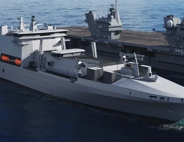 Artist rendering of Fleet Solid Support Ships