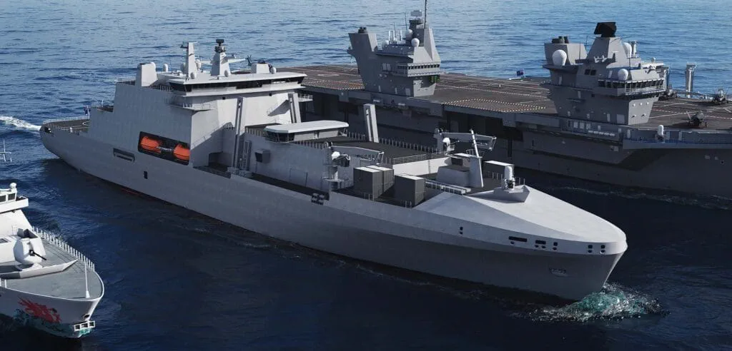 Artist rendering of Fleet Solid Support Ships