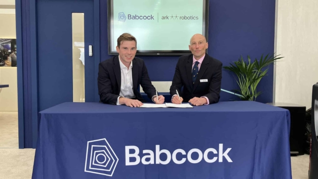 Babcock Ark Robotics sign MOU at DVD 2026