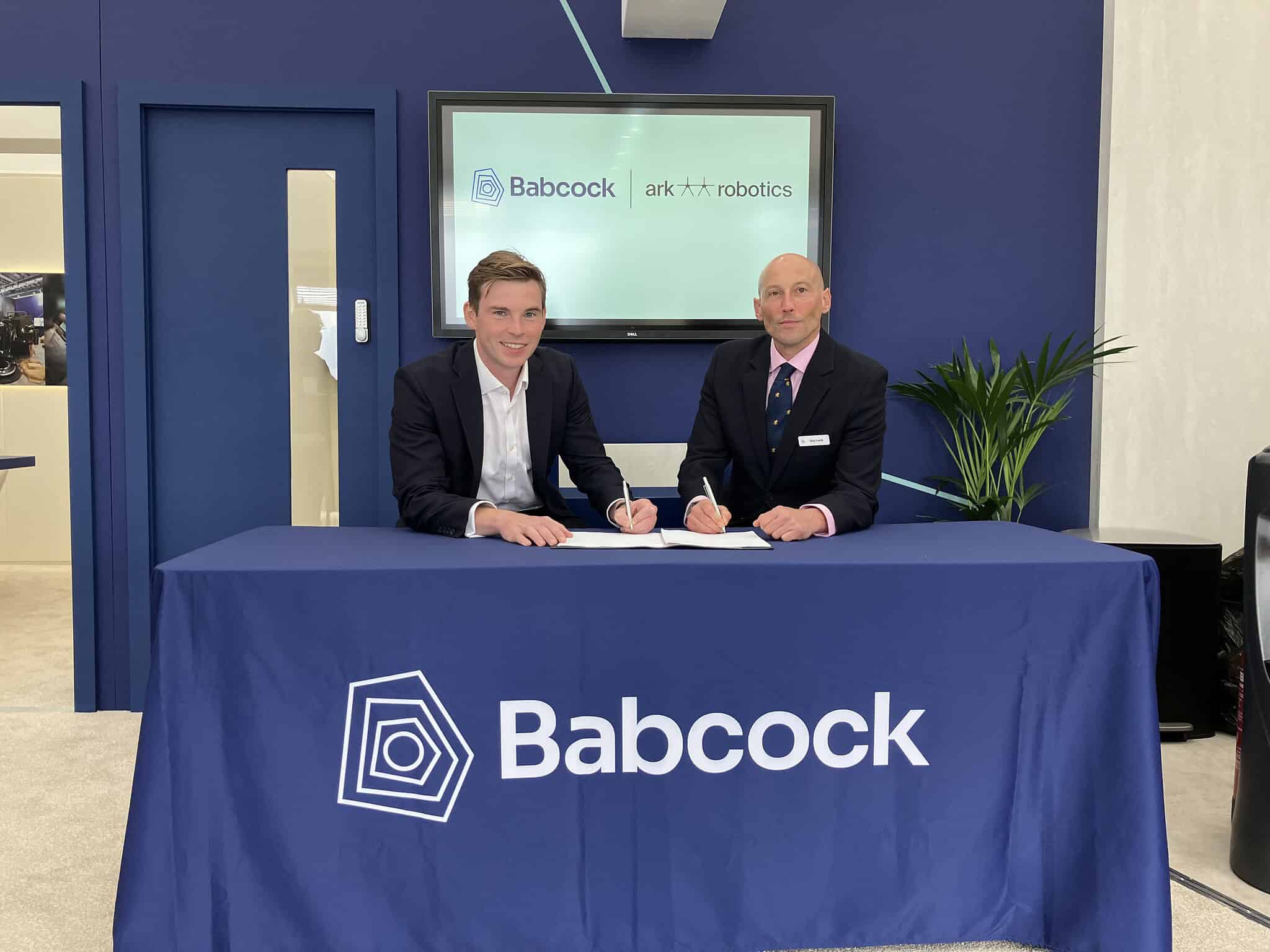 Babcock Ark Robotics sign MOU at DVD 2026