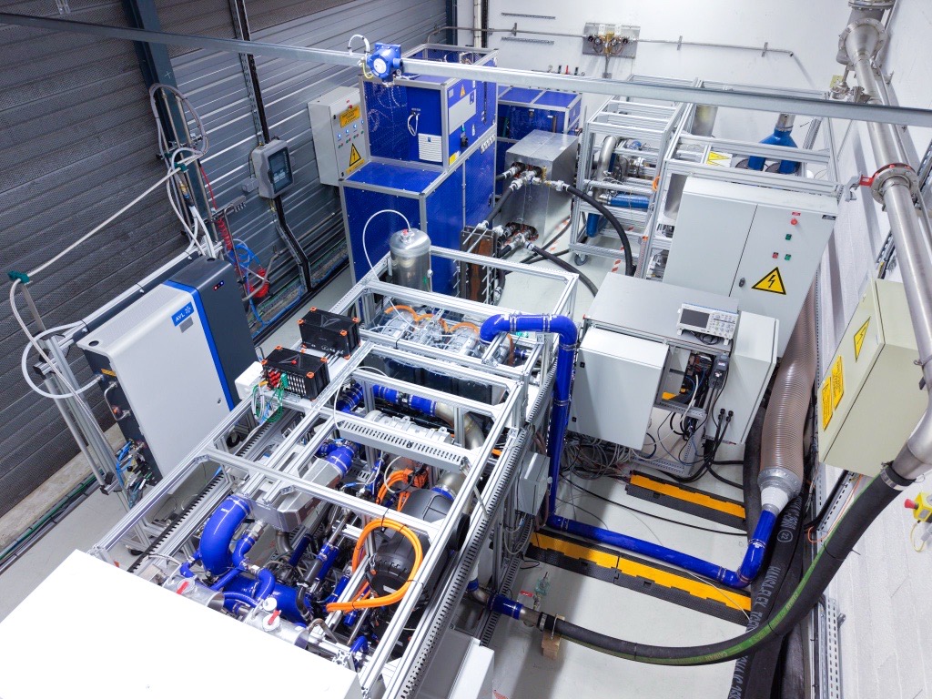 A full-scale hydrogen-electric propulsion system. Photo: copyright Beyond Aero
