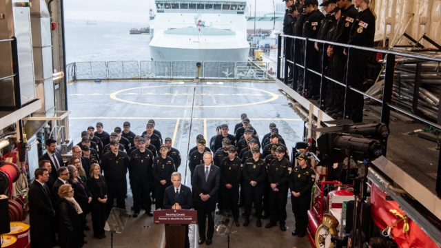 HMCS Margaret Brooke by The Right Honourable Mark Carney
