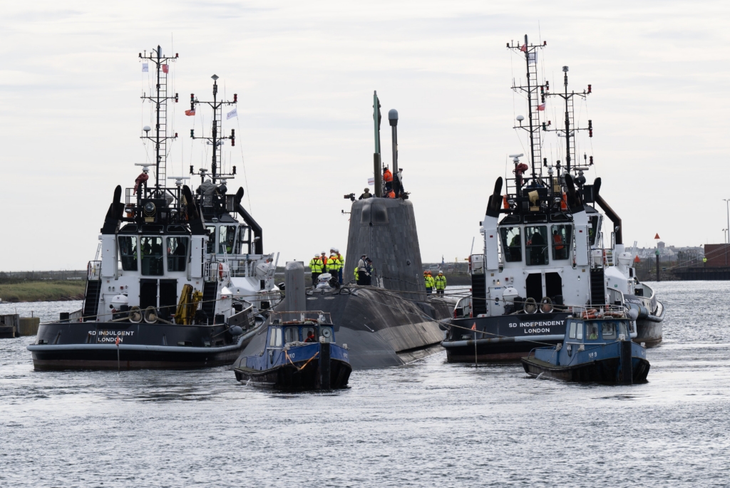 HMS Agamemnon sets sail