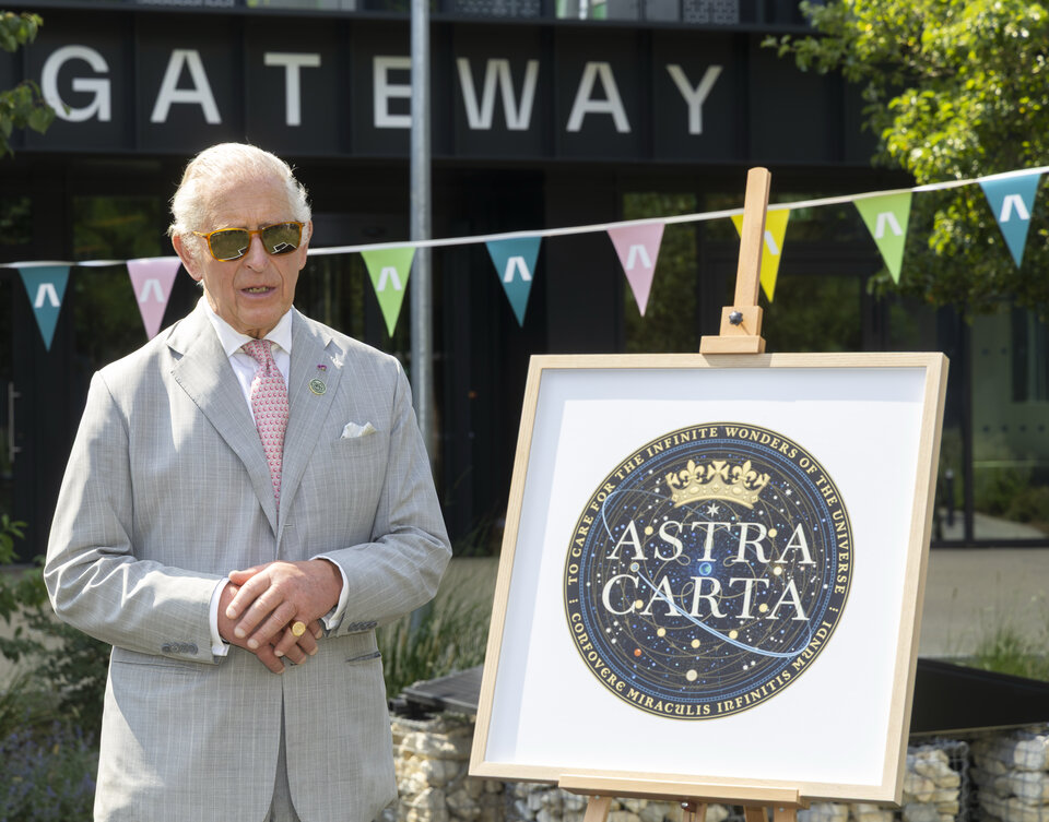 OXFORD : 10th July 2026: HM The King visit Harwell Campus to highlight the UK’s leadership in space innovation, seeing satellite testing at RAL Space and meeting partners in the UK Space and Defence Gateway. Electron Avenue, Fermi Avenue, OX11 0DF.