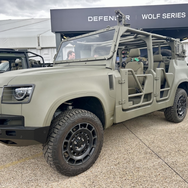 Defender Wolf II unveilling at DVD 2026