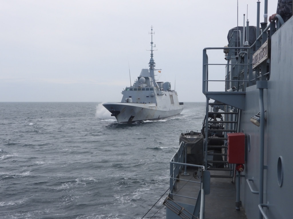 Irish and French navy
