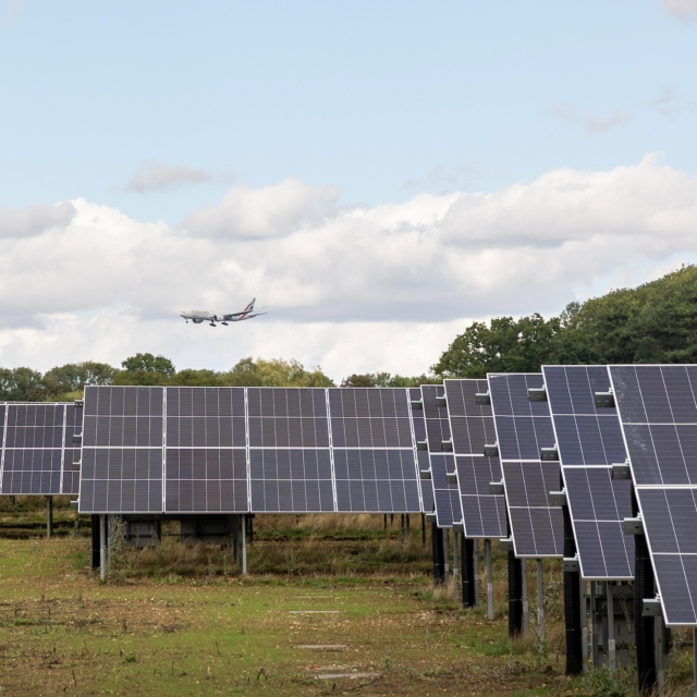 Stansted solar farm.