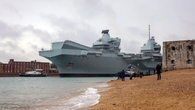 HMS Queen Elizabeth sails to strengthen NATO readiness in UK and European waters