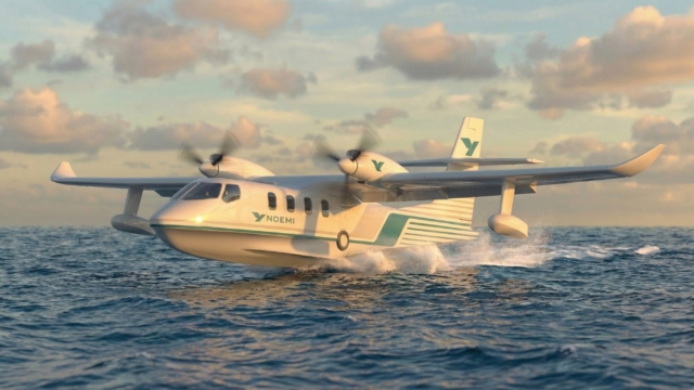 NOEMI's all-electric amphibious seaplane.