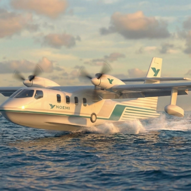NOEMI's all-electric amphibious seaplane.