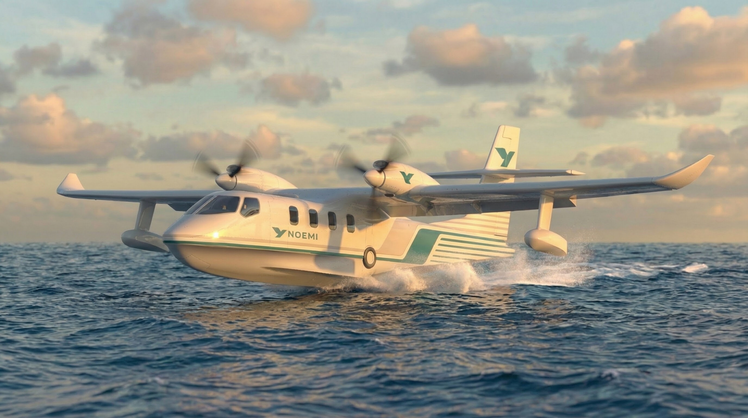 NOEMI's all-electric amphibious seaplane.