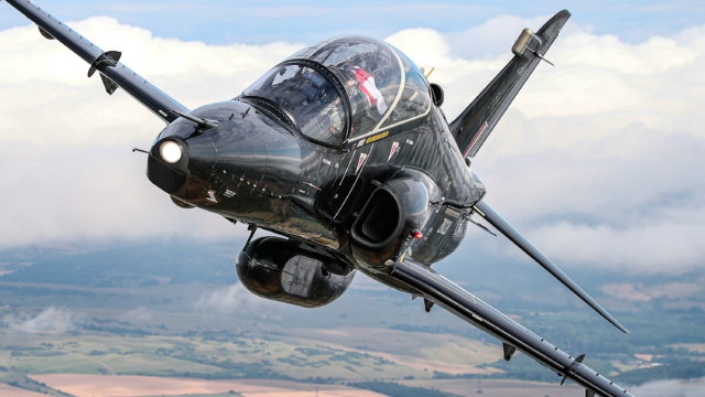 Royal Air Force Hawk T2 advanced jet trainer