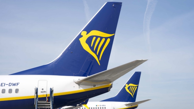Ryanair aircraft tails