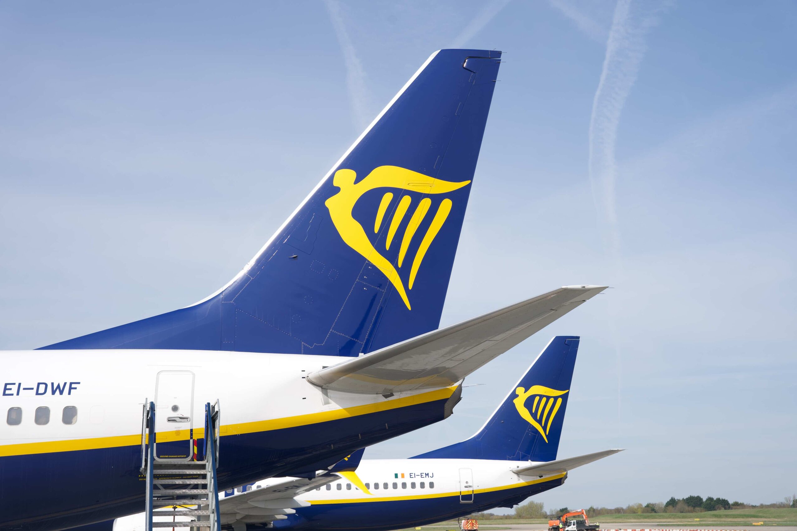 Ryanair aircraft tails