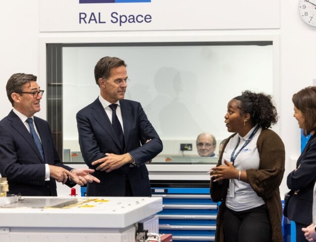 Prime Minister Andy Burnham and NATO Secretary General Mark Rutte at RAL.