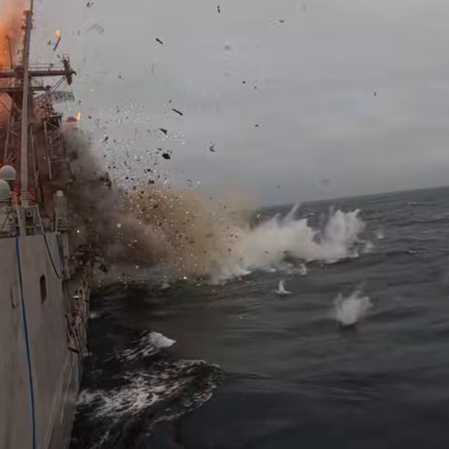 ex-US Navy frigate, the USS Klakring
