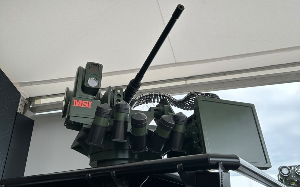 MSI-DS unveiled the TERRAHAWK RAPTOR during the opening day of DVD2026 on 16 September 2026. This RWS is optimised for C-UAS operations. Image: MSI-DS