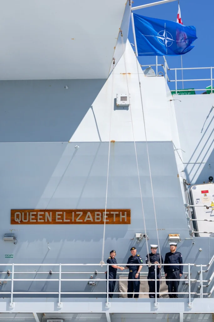 HMS Queen Elizabeth sails to strengthen NATO readiness in UK and European waters